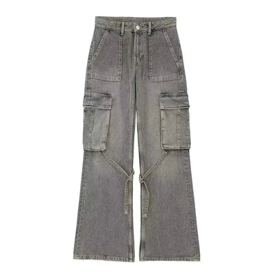 Women's Loose Mid-Waist Jeans Overalls Frugal Finds Galore