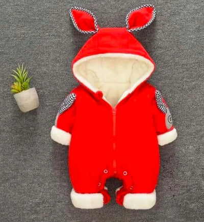 Thick Hooded Baby Jumpsuit Frugal Finds Galore