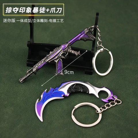 Valorant Merchandise Impression Metal Keychain Frugal Finds Galore
