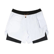 Men's Double Layer Stretch Shorts for Fitness Exercise Frugal Finds Galore