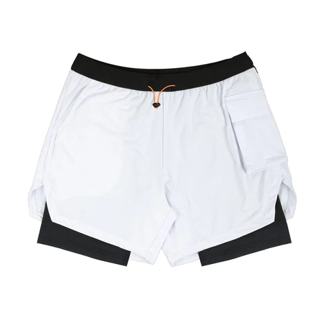 Men's Double Layer Stretch Shorts for Fitness Exercise Frugal Finds Galore