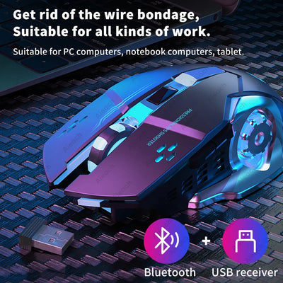 Silent Wireless Gaming Mouse Frugal Finds Galore