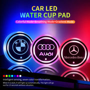 Car LED Lighted Cup Coaster with USB Charging Frugal Finds Galore