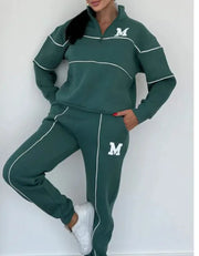 Womens 2 Piece Outfits Lounge Hoodless Pullover Sweatshirt Sweatsuit Sets Sweatshirt Baggy Fashion Sweatpants With Pockets Frugal Finds Galore