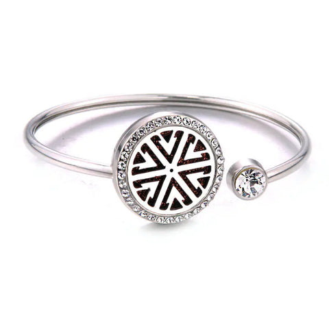Aromatherapy Stainless Steel Heart Chain Oil Diffuser Bracelet Frugal Finds Galore