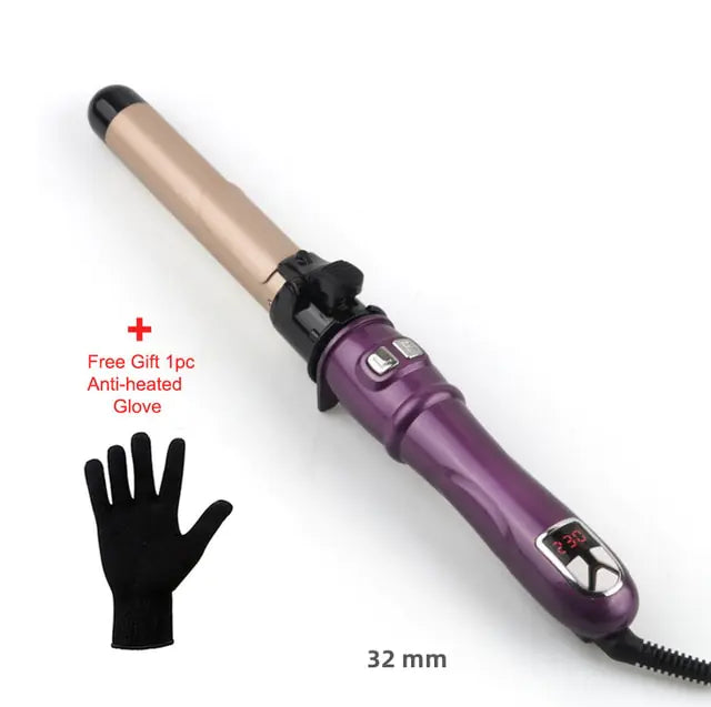 28/32mm Ceramic Barrel Automatic Rotating Hair Curler