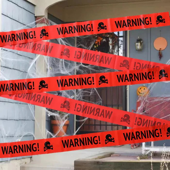 Halloween Warning Caution Tape