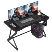 Gaming Desk Z Shaped 40 Inch Frugal Finds Galore