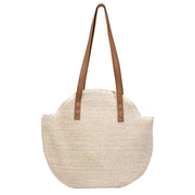 Woven Color Clash Zipper Shoulder Handbag Frugal Finds Galore