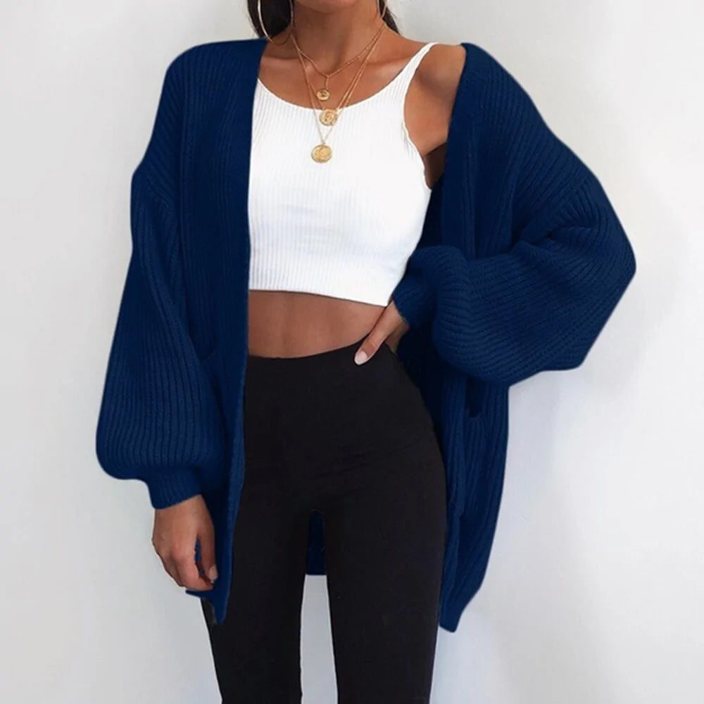 Loose Knitted Sweater Cardigan