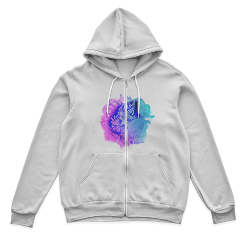 Watercolor Zip Hoodie Frugal Finds Galore