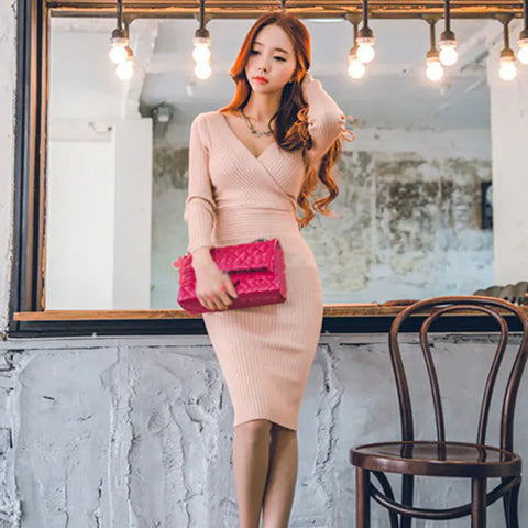 Knitted Sweater Dress, Women's Knit Dress Frugal Finds Galore