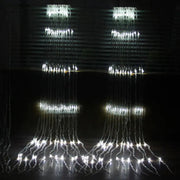 Outdoor Net Lights and Water String Lights Setup Frugal Finds Galore