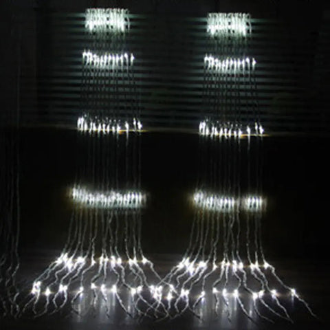 Outdoor Net Lights and Water String Lights Setup Frugal Finds Galore