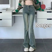 Flare Jeans Women Skinny High Waist Frugal Finds Galore