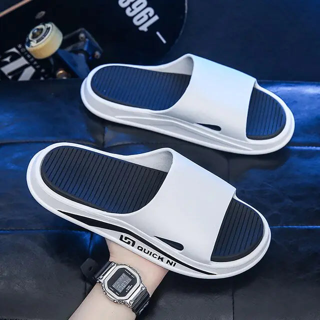 Men Slippers Outdoor Male Shoes Anti-slip