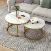Modern Round Coffee Table for Small Living Spaces Frugal Finds Galore