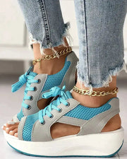 Women's Open Toe Sneakers with Cut Out Design Frugal Finds Galore