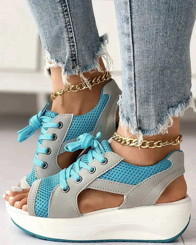 Women's Open Toe Sneakers with Cut Out Design Frugal Finds Galore