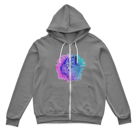 Watercolor Zip Hoodie Frugal Finds Galore