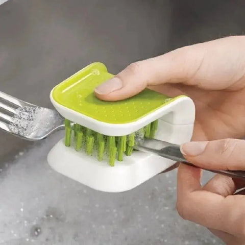 Double-Sided Cleaning Brush for Kitchen Utensils Frugal Finds Galore