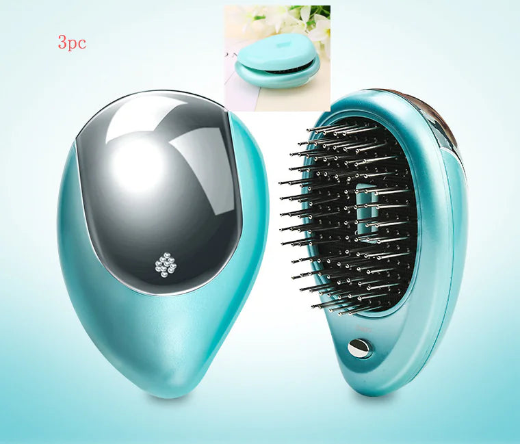 Mini Electric Massage Comb with Ion Vibration