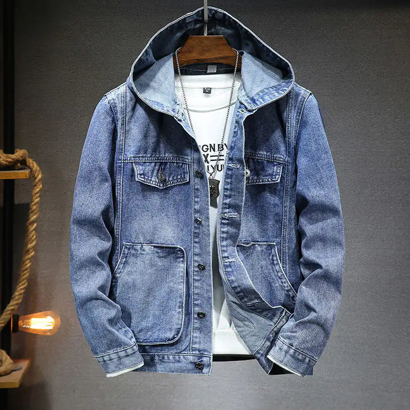 Hooded Denim Jacket