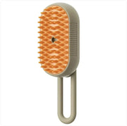 3-in-1 Electric Pet Brush - Steam, Massage, and Hair Removal Frugal Finds Galore