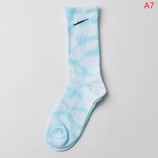 Women Tie-Dye Tube Socks