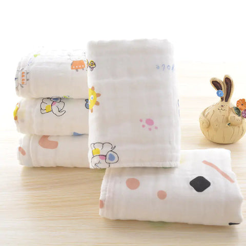 6-Layer Cotton Washed Gauze Kids Towel Frugal Finds Galore