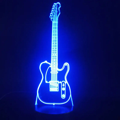3D Color Changing LED Night Light Bass Illusion Decor Frugal Finds Galore
