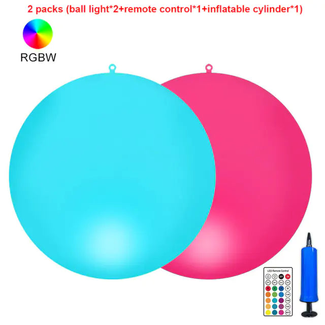 Solar Swimming Pool Balls Color Changing