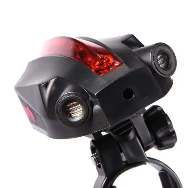 High Visibility LED Laser Bike Light