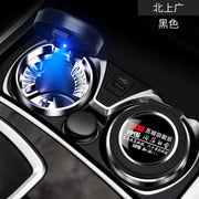 Multifunctional Car Ashtray with LED Light and Metal Core Frugal Finds Galore