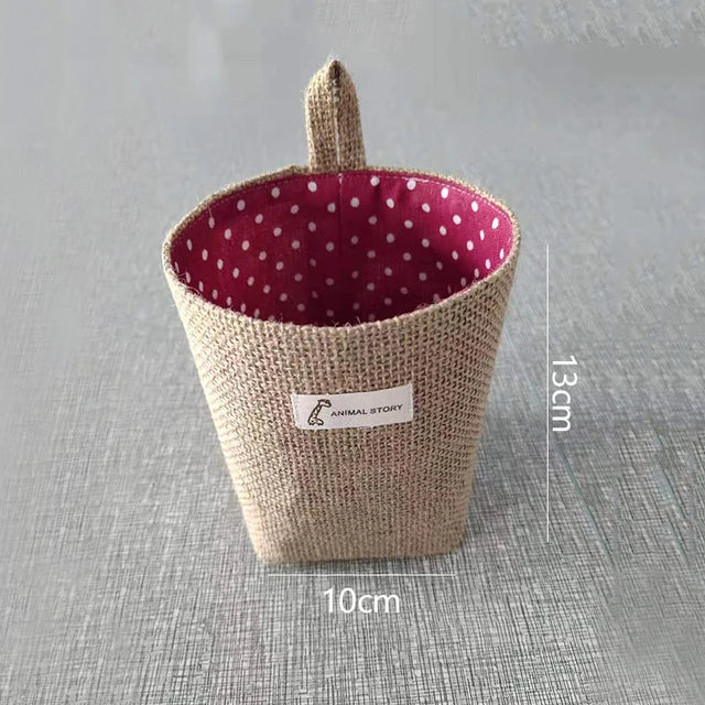 Cotton Linen Storage Basket