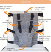 Child Chair Safety Belt – Adjustable Frugal Finds Galore