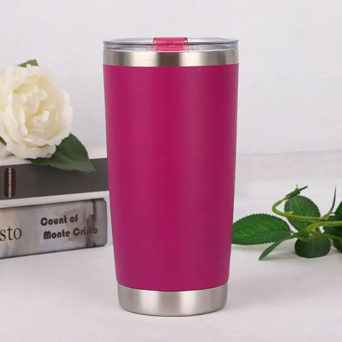 20oz Double-Layer Stainless Steel Vacuum Car Cup Frugal Finds Galore