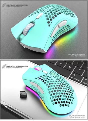 Rechargeable Wireless RGB Gaming Mouse for PC Frugal Finds Galore