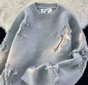 Autumn And Winter Ripped Sweater Frugal Finds Galore