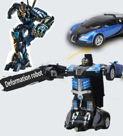 Gesture Sensing Toy Car, Remote Control Transforming Car Frugal Finds Galore