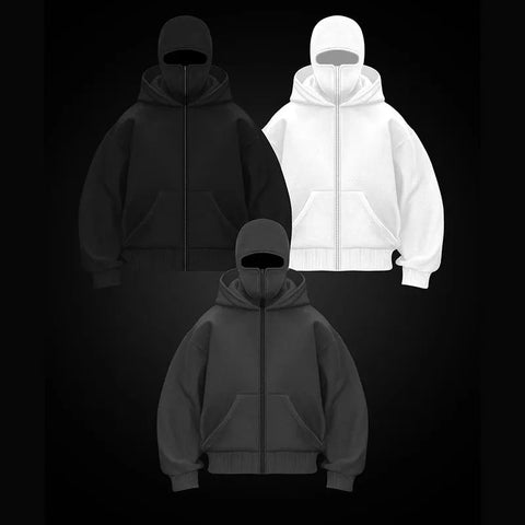 Fleece-lined Double Hooded Sweater Frugal Finds Galore