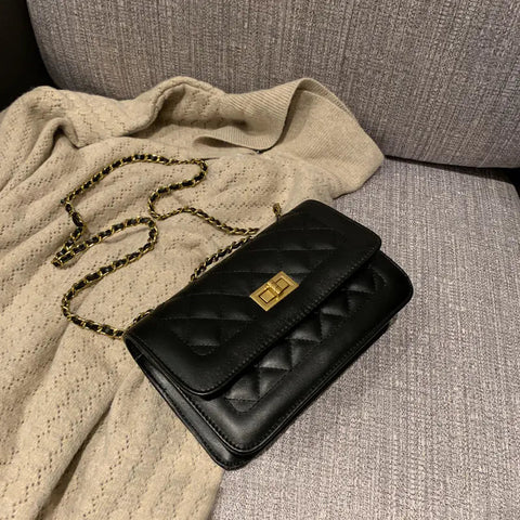Chanel Style Diamond Chain Crossbody Bag Frugal Finds Galore