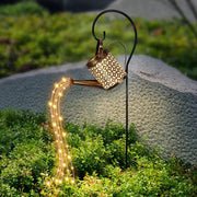 Solar Garden Kettle Lamp - Wrought Iron Outdoor Lighting Frugal Finds Galore
