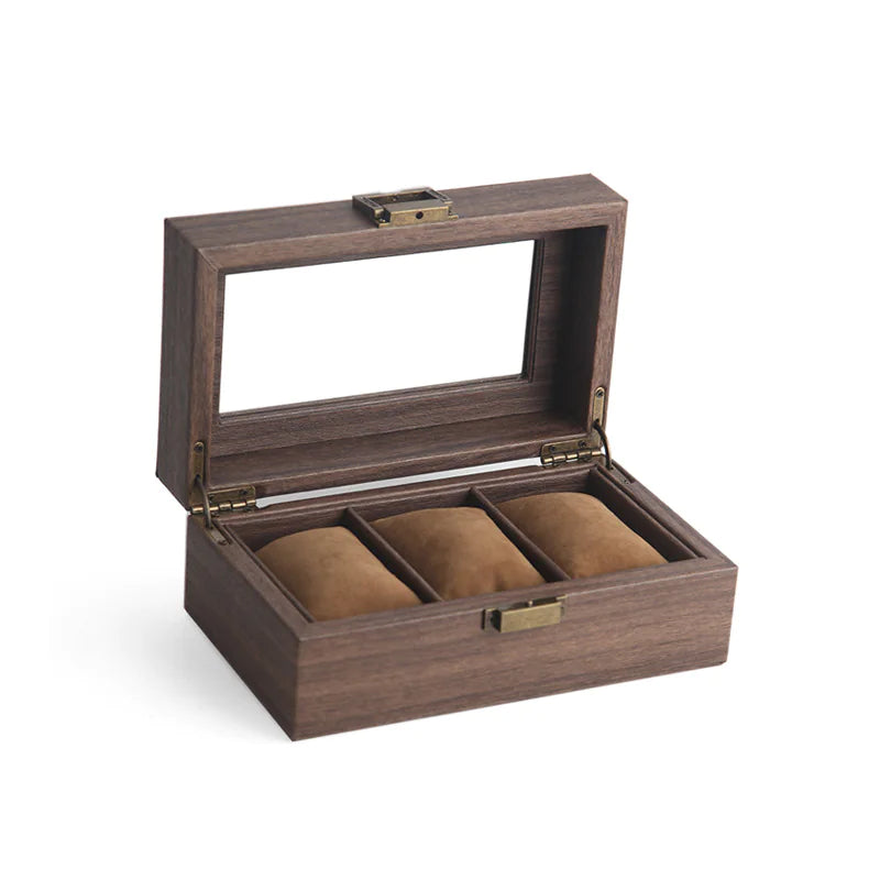 Wood Grain Watch Box, 2 - 12 Sizes