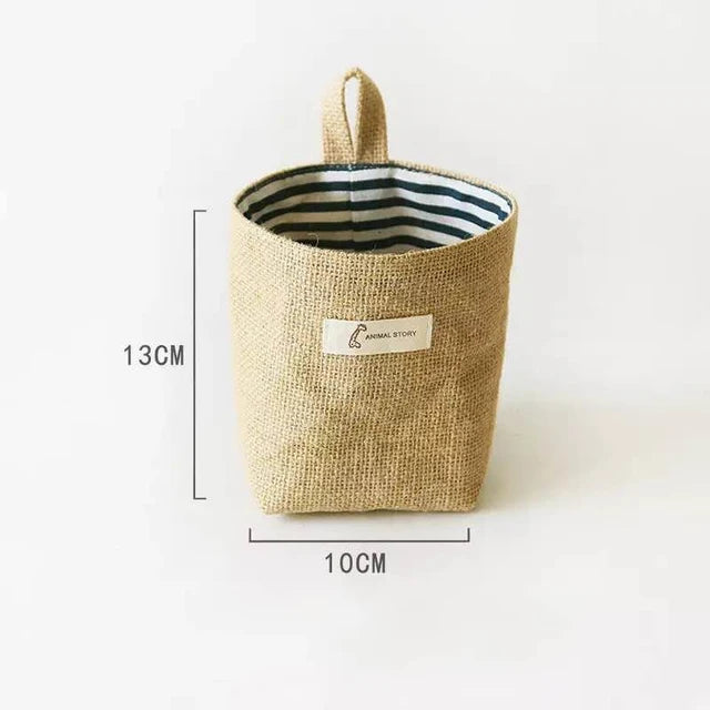 Cotton Linen Storage Basket