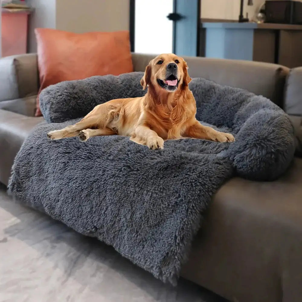 Washable Plush Dog Bed