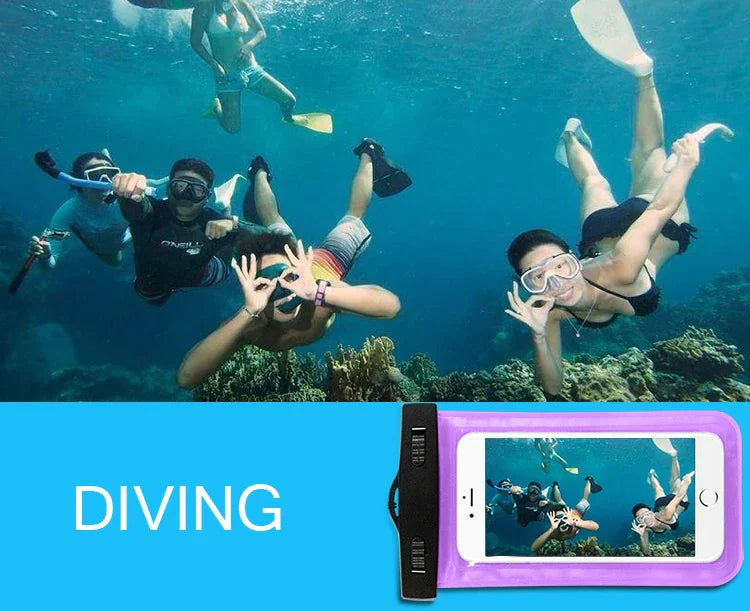 3 Pack Waterproof Floating Cell Phone Pouch