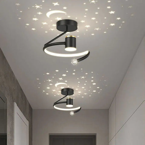 Modern Nordic Starry Sky Corridor Ceiling Light Frugal Finds Galore