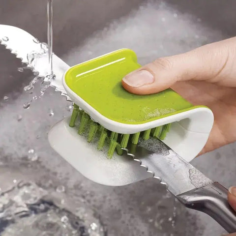 Double-Sided Cleaning Brush for Kitchen Utensils Frugal Finds Galore