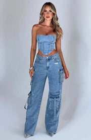 Cargo Denim Jeans Frugal Finds Galore